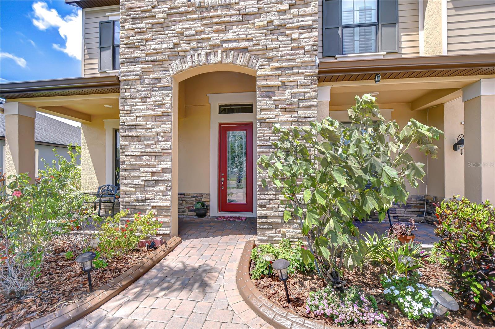 Walkway to front door