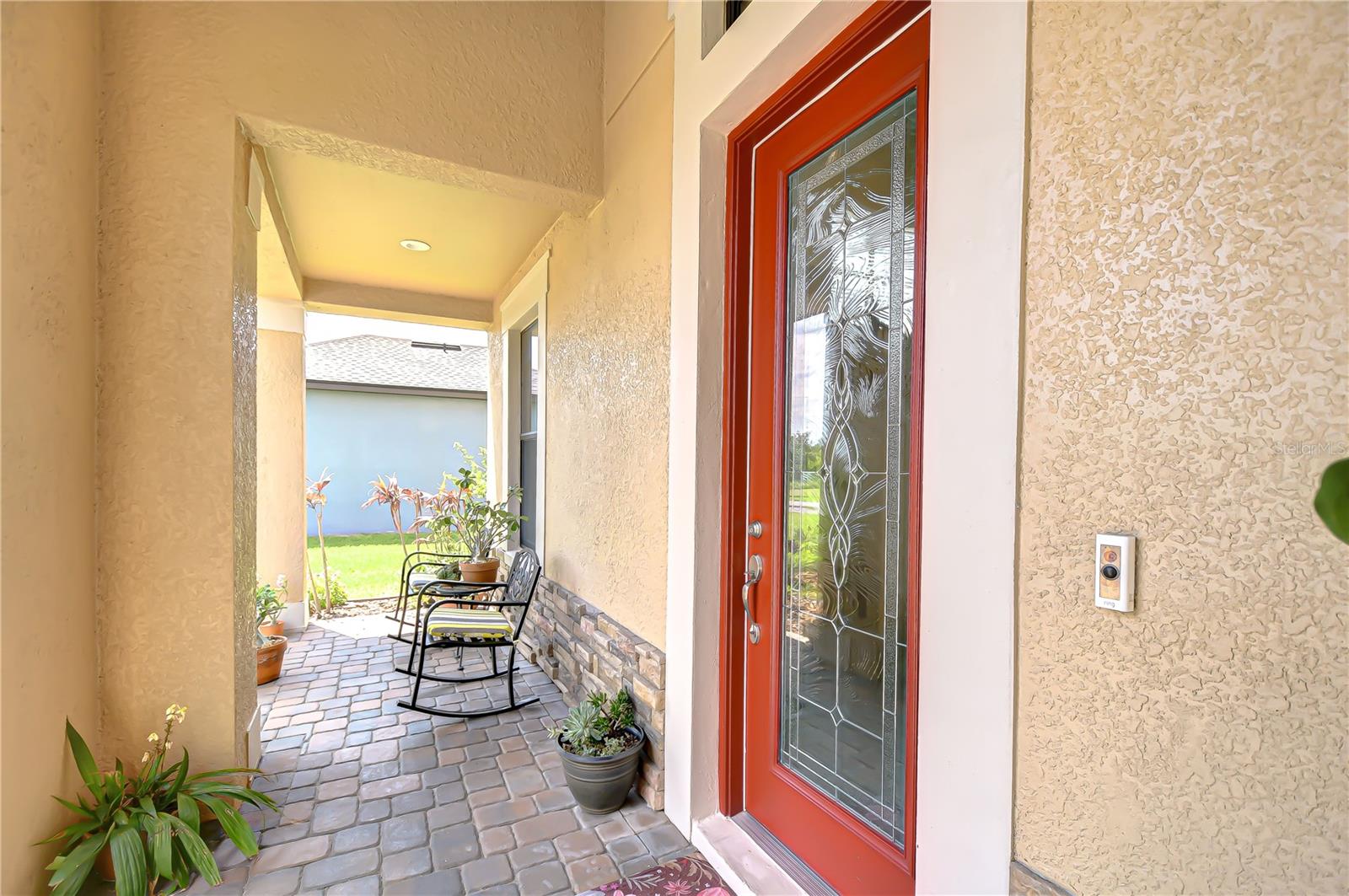 Front covered porch