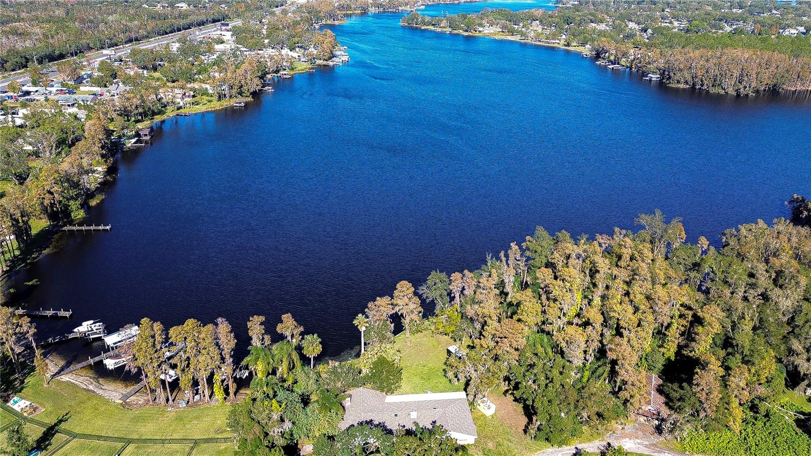 Aerial view of Lake Padgett
