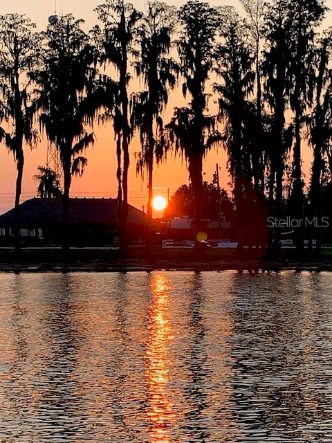 Sunset from the lake