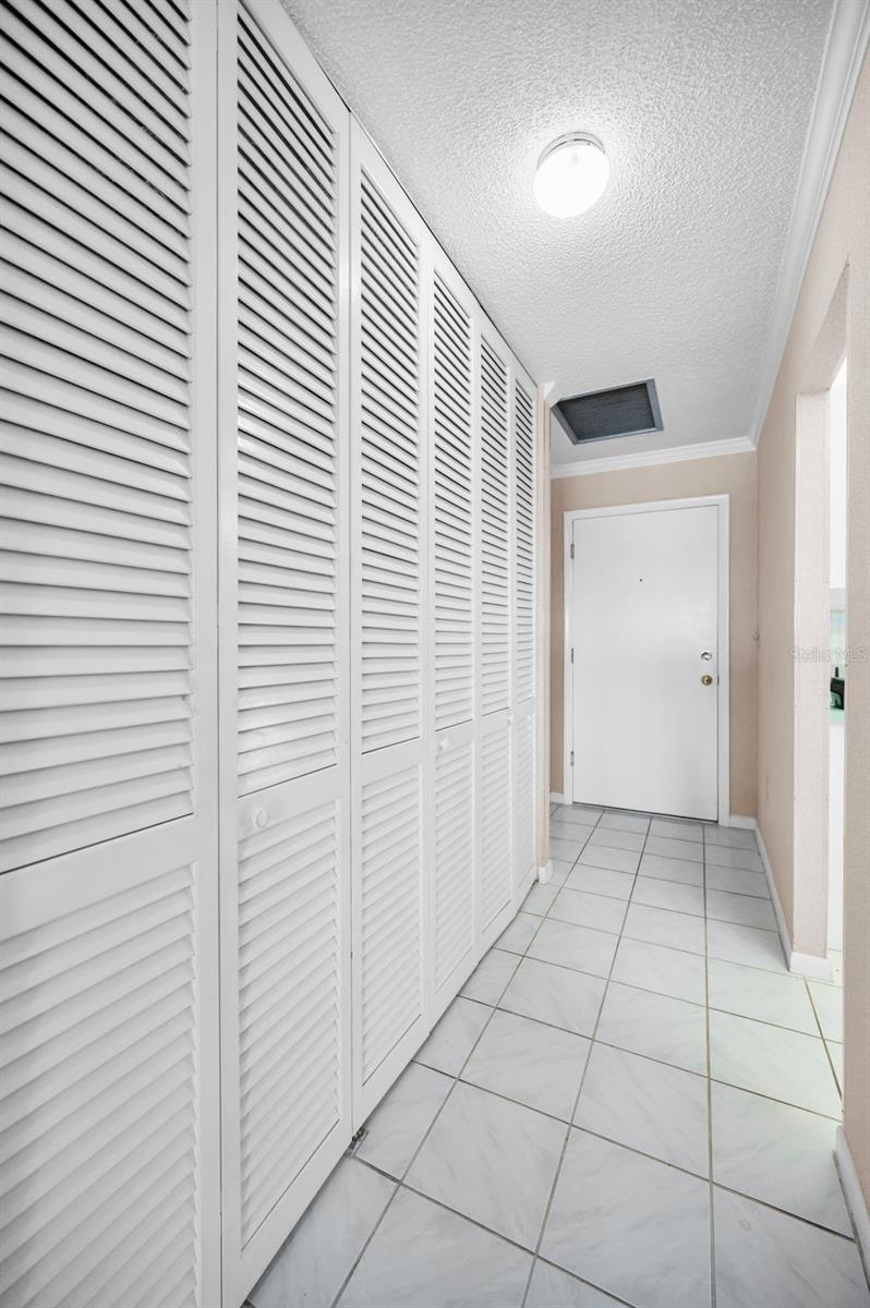 Hall closet for storage