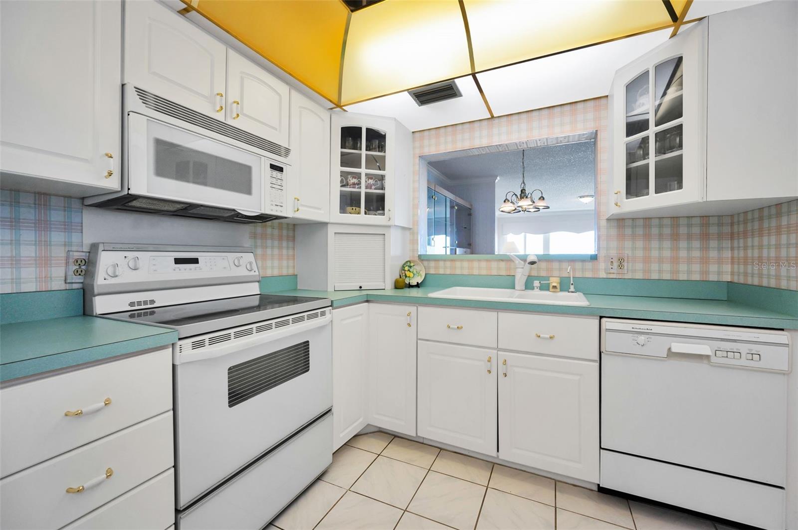 Kitchen with multiple features