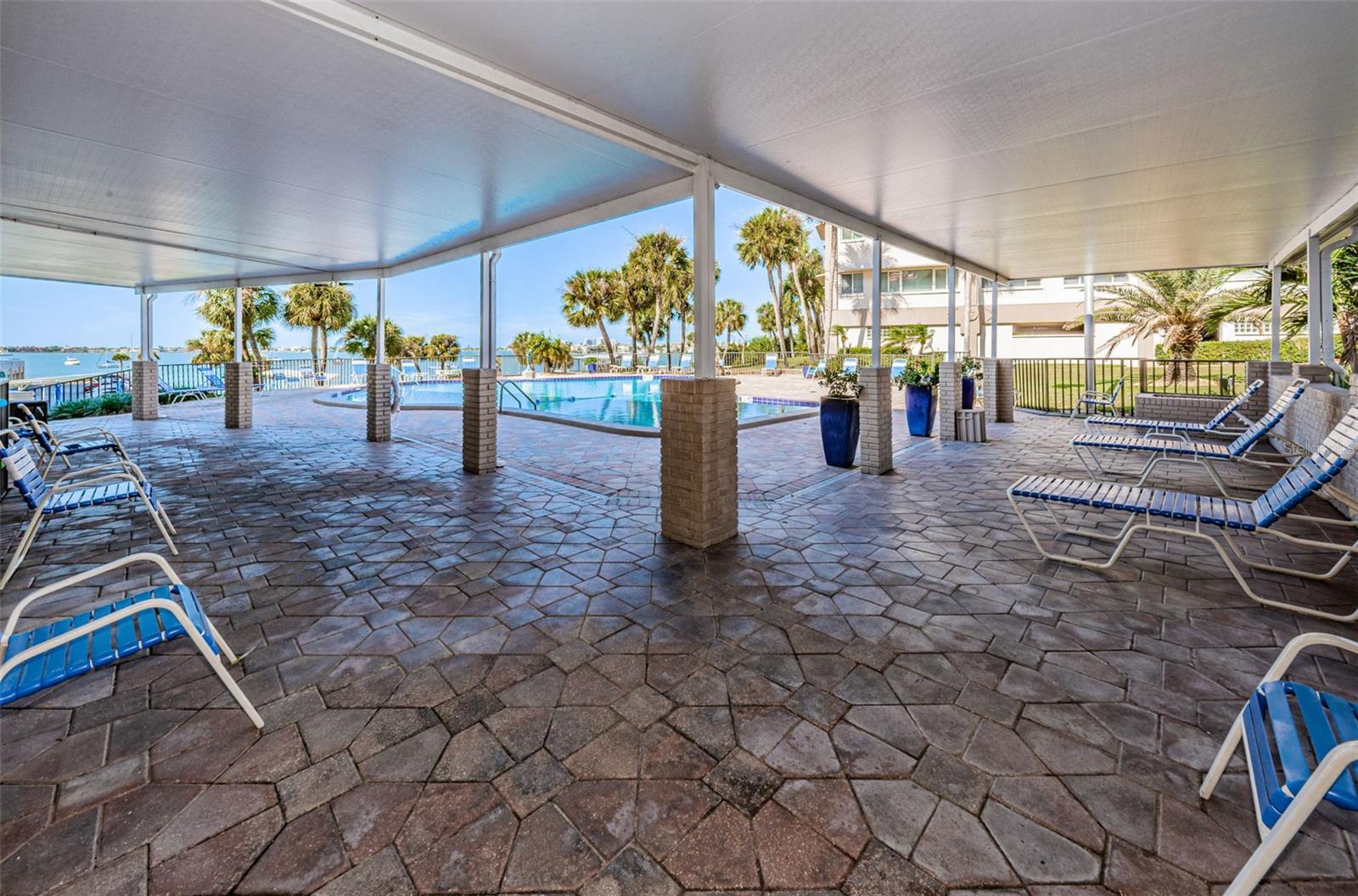 Covered Pool area