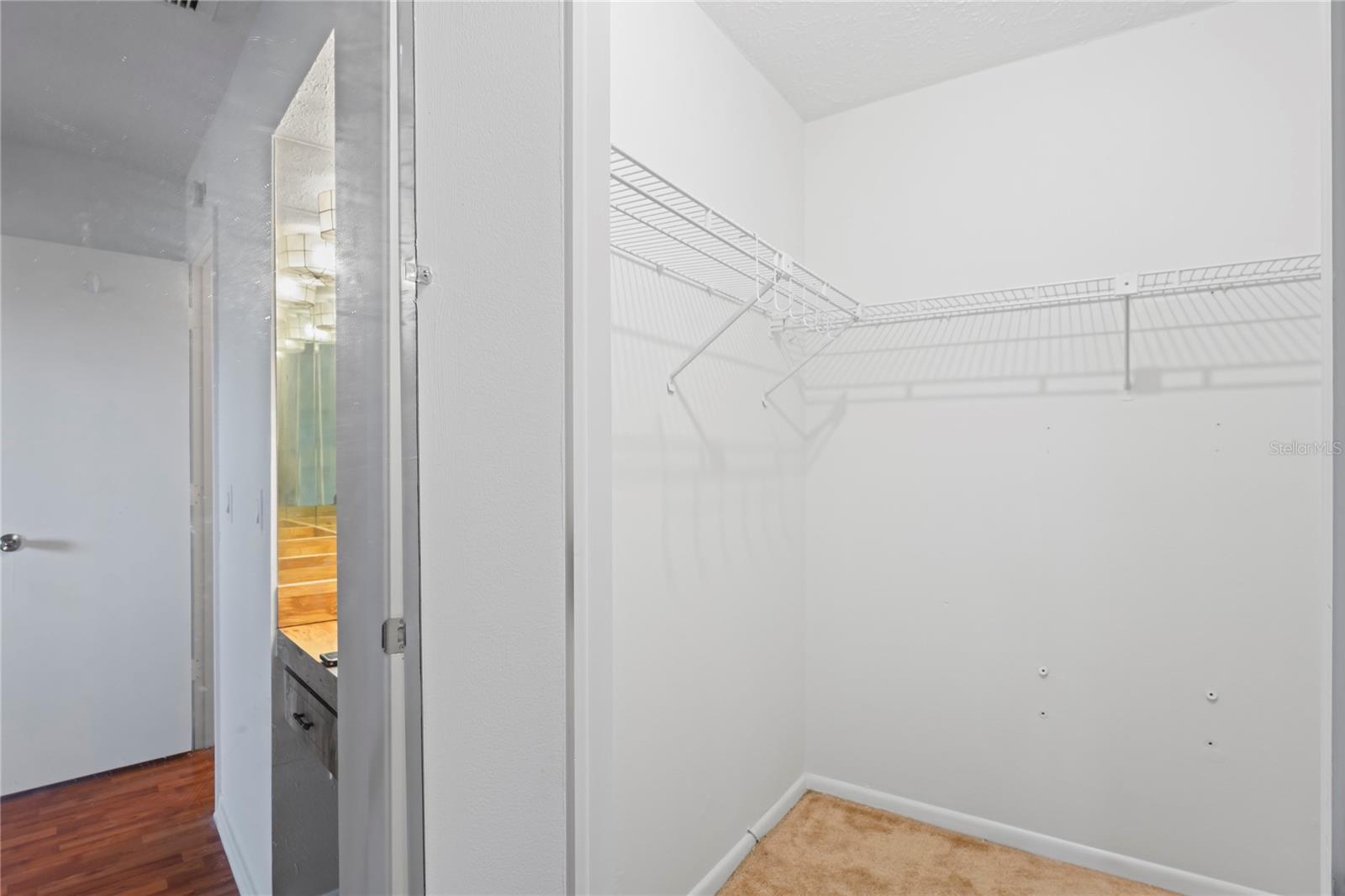 LARGE WALK-IN CLOSET