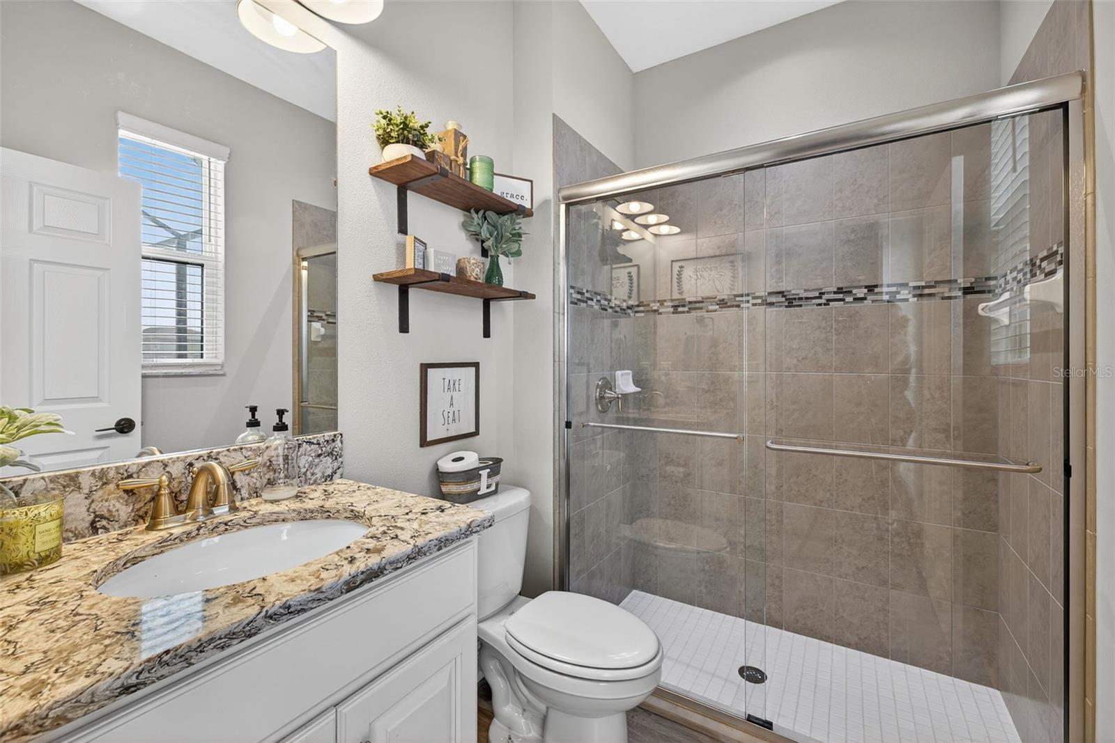 Full bath first floor.