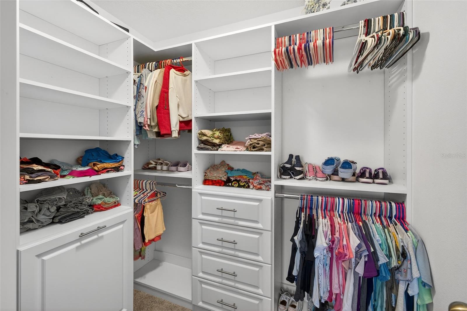 Built-ins to every closet!