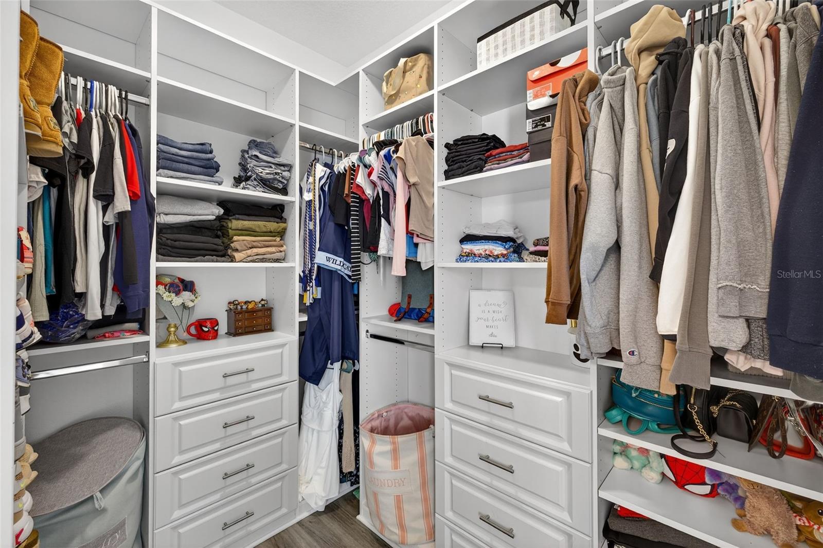 Built-ins to each closet