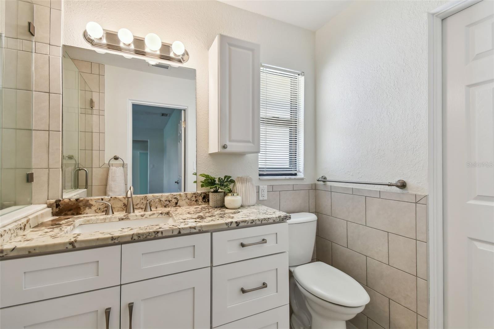 Primary bath with shower