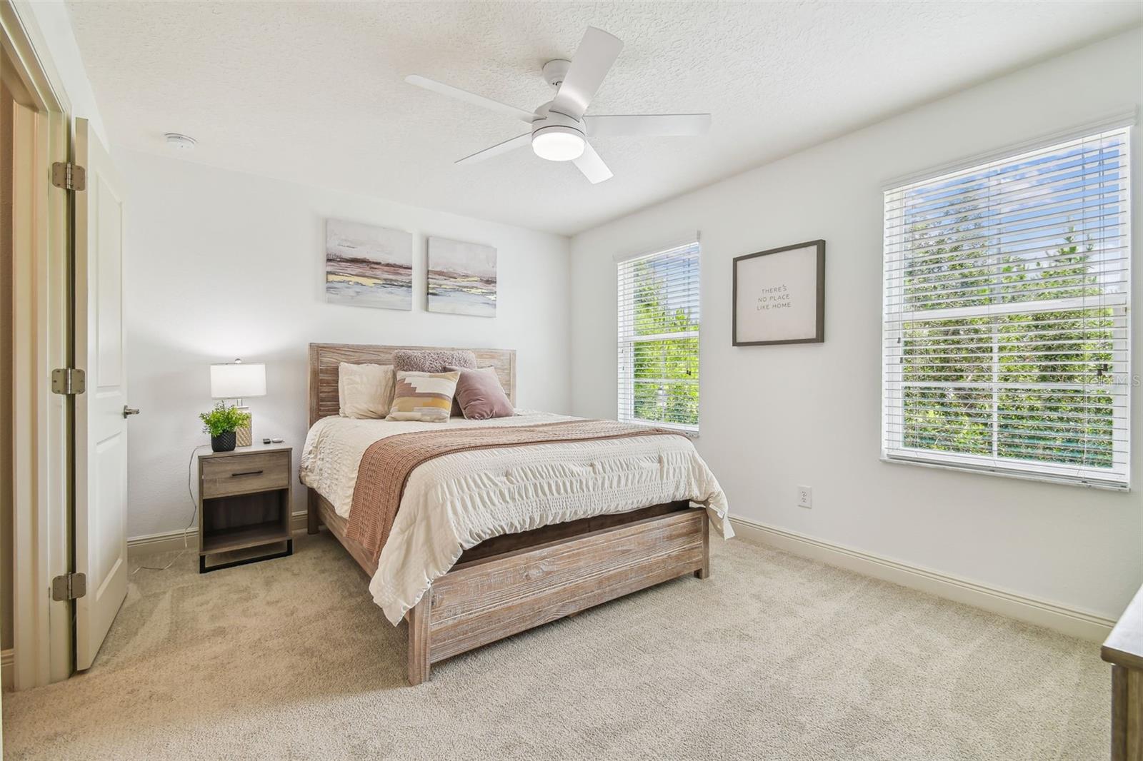Bedroom 2, with views of the park