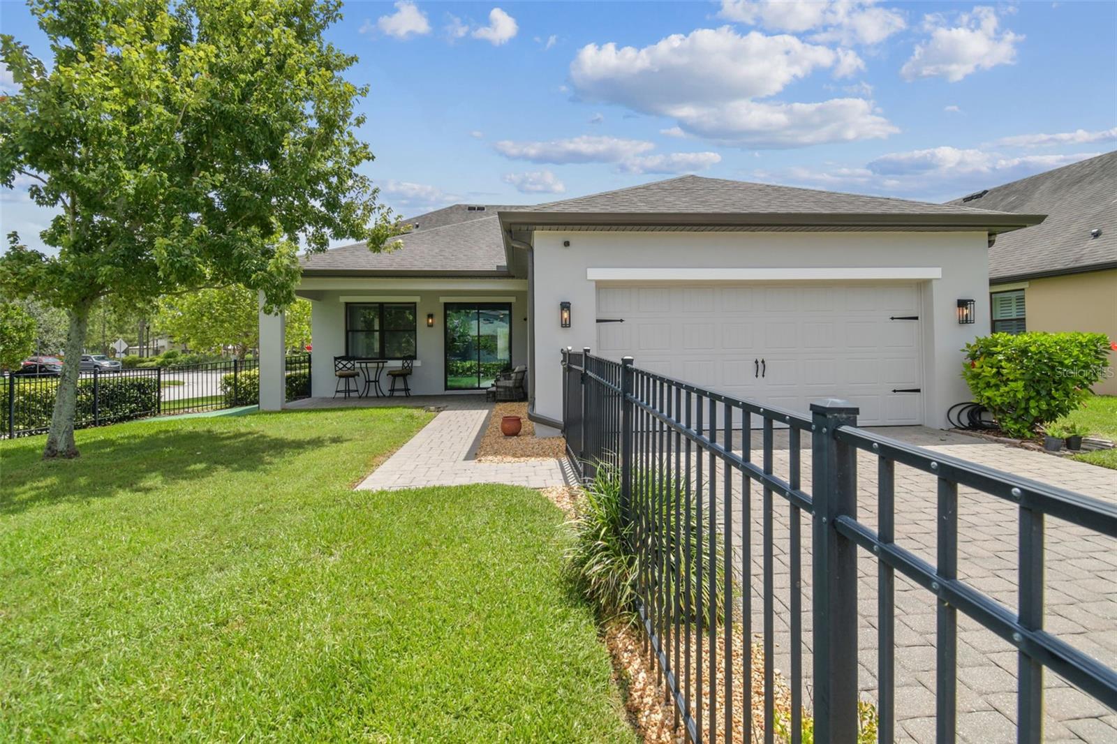 Rear yard is fenced- keeping your family and pets safe
