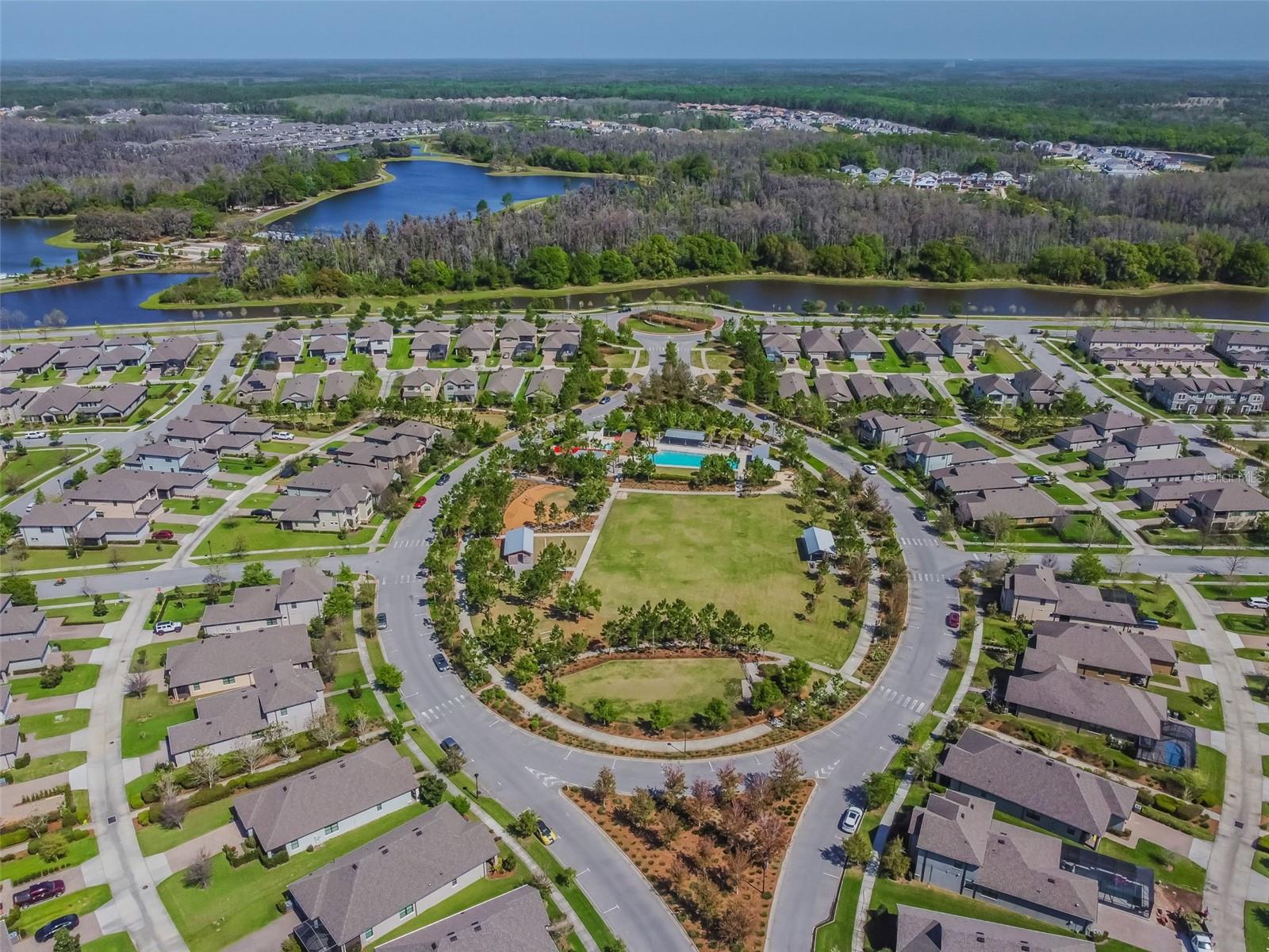 With miles of walking and bike paths, Cunningham Park and lakes are close by, inclusing the community garden, another dog park,  little library, canoes and kayaks are also available, There is also an amenity center (also available for rent by residents)