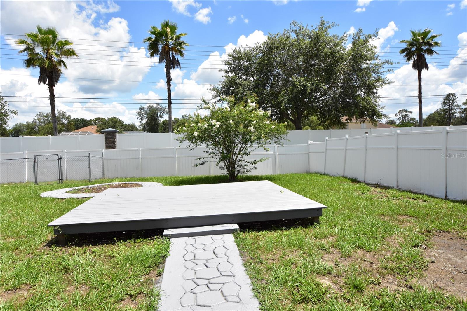 back yard