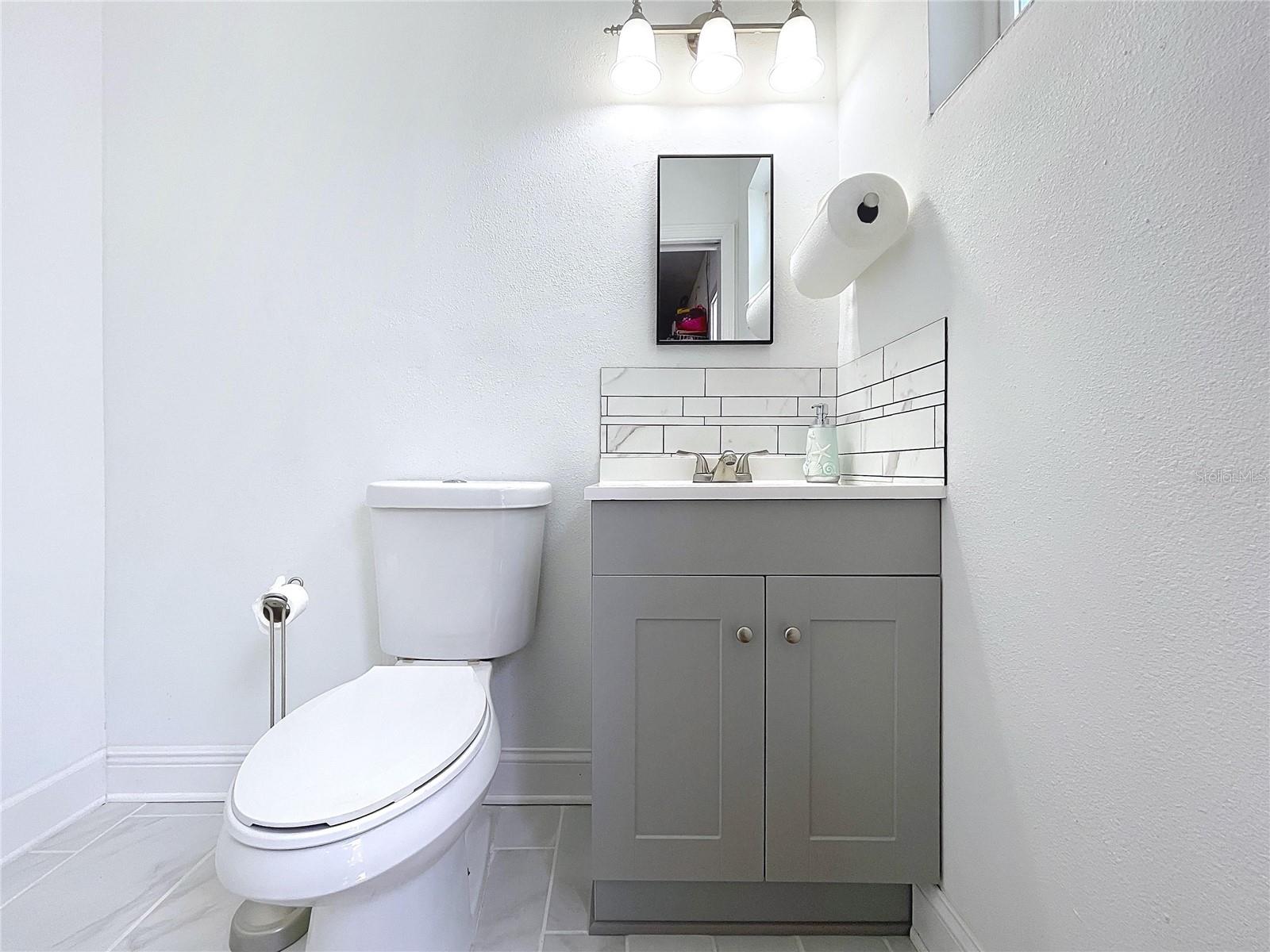 Half Bath In Garage