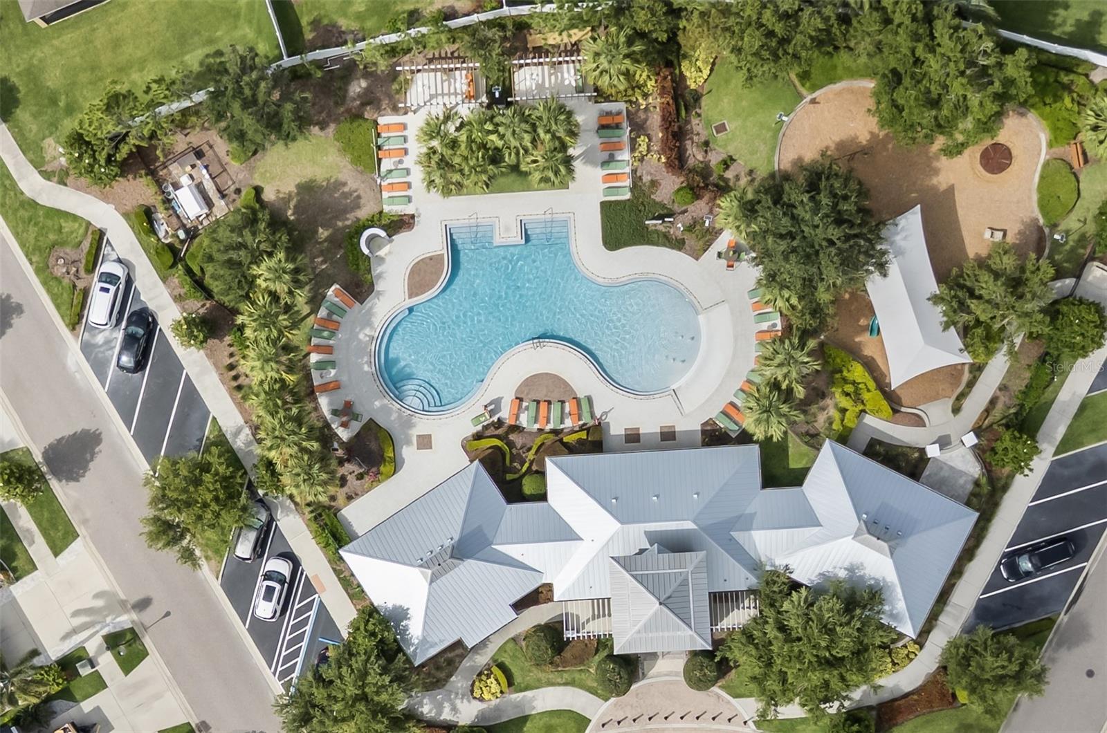Sparkling Pool is 40 steps away from your front door...