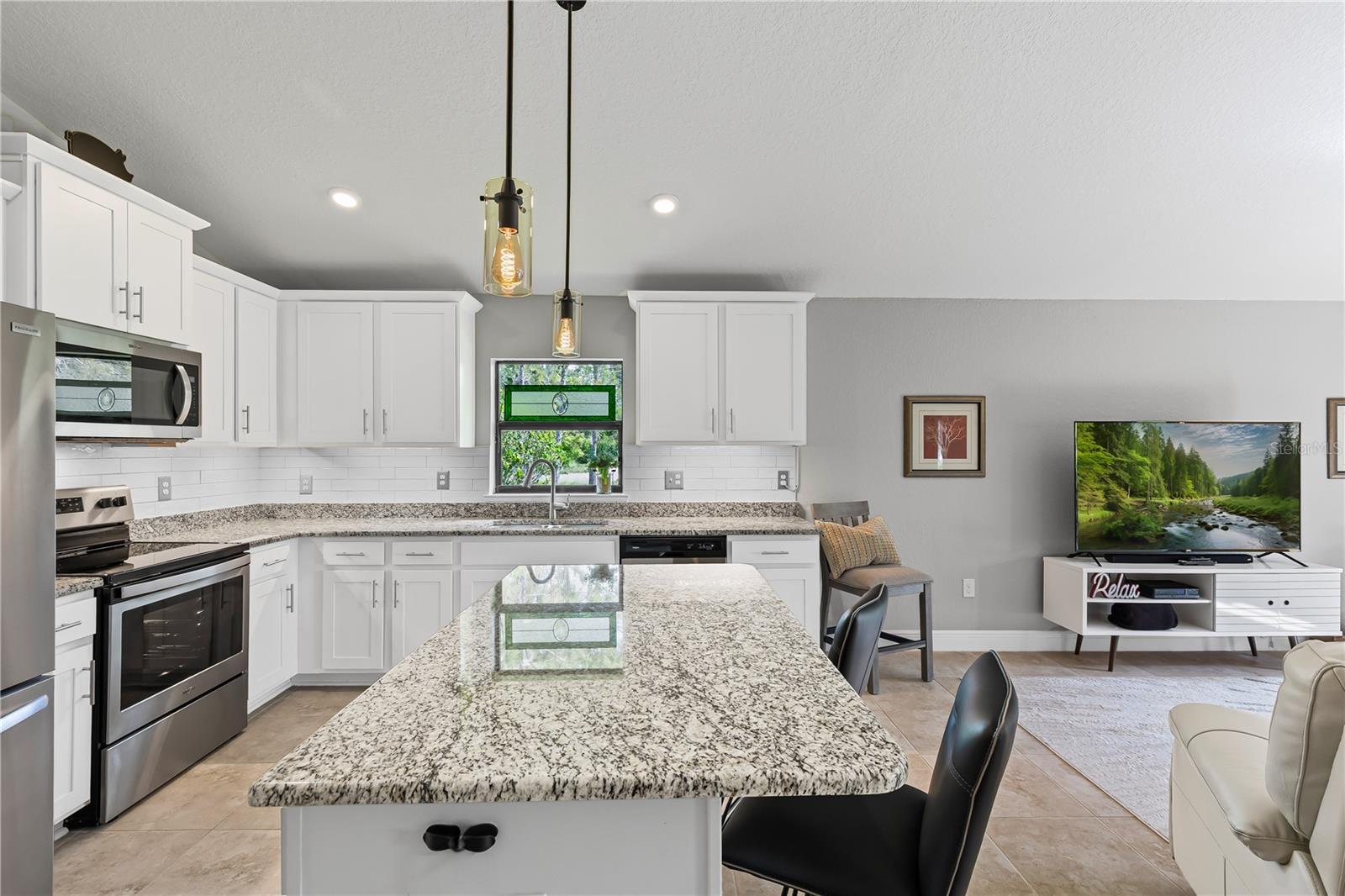 GORGEOUS KITCHEN with beautiful white cabinetry!