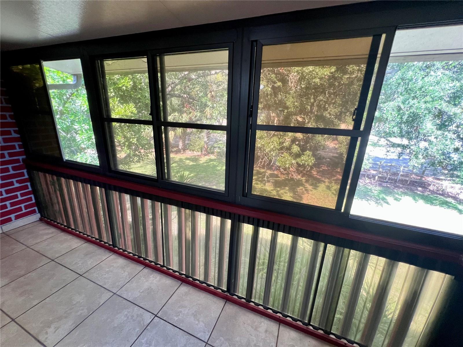 Private wooded view