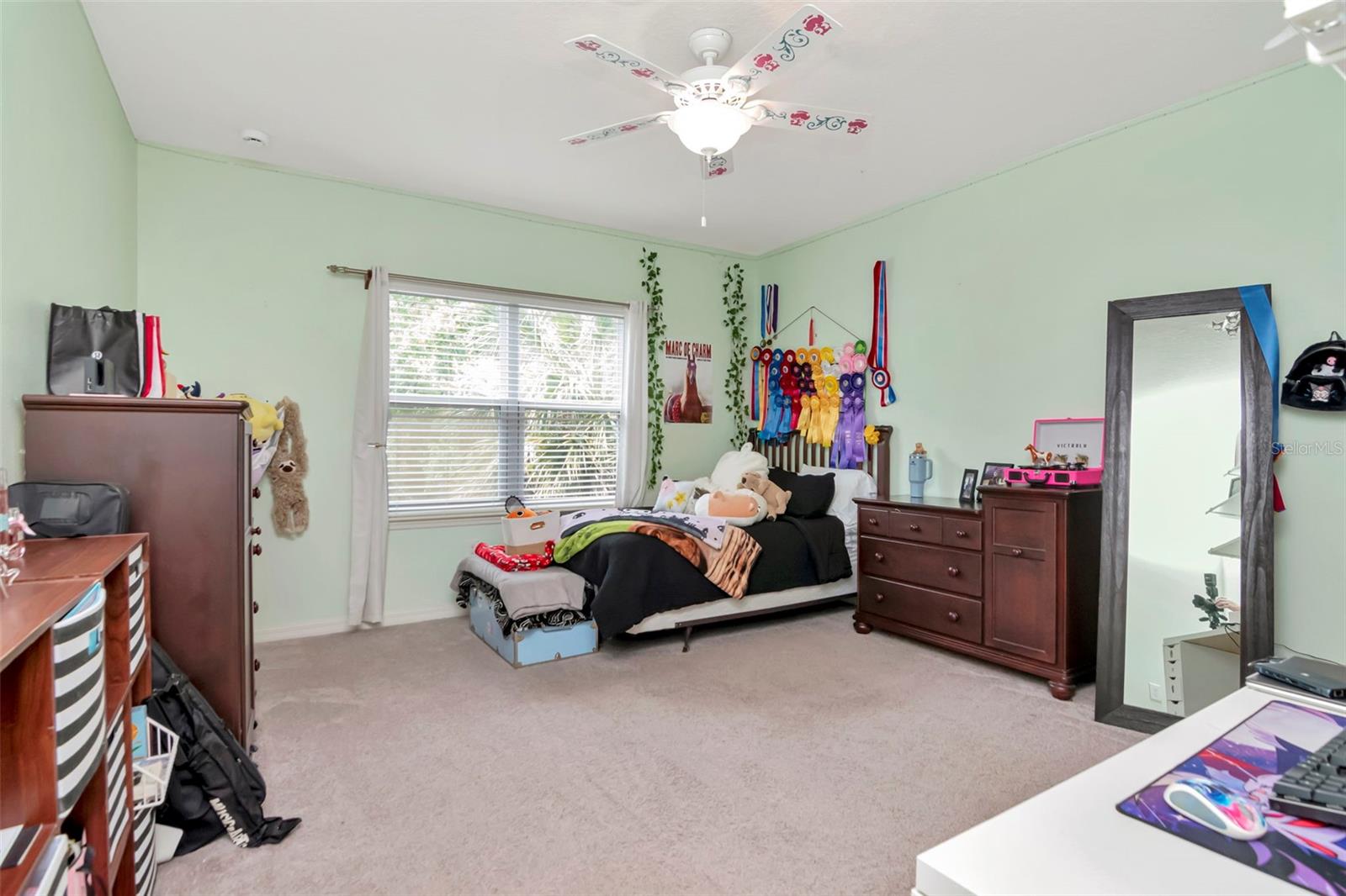 Each bedroom has ample room and plenty of closet space
