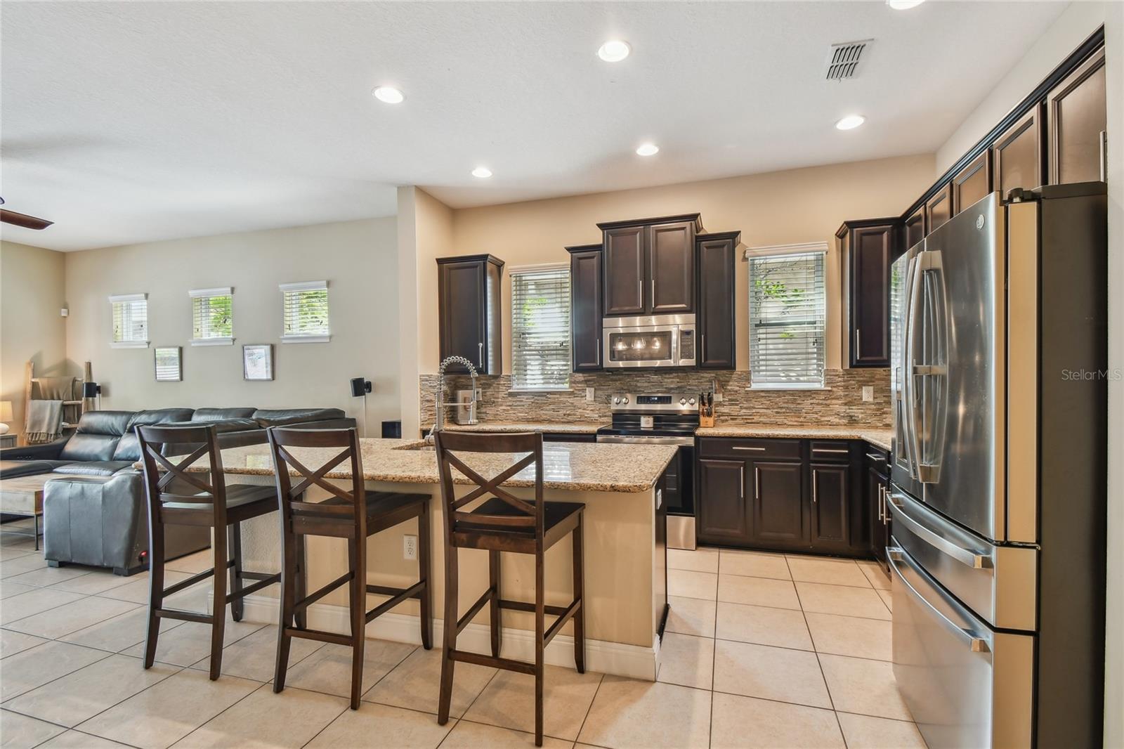 Kitchen and Island