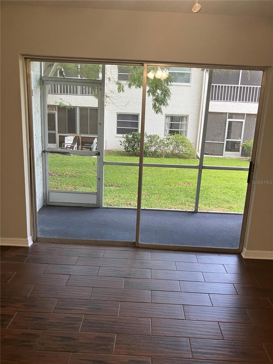 VIEW TO PATIO