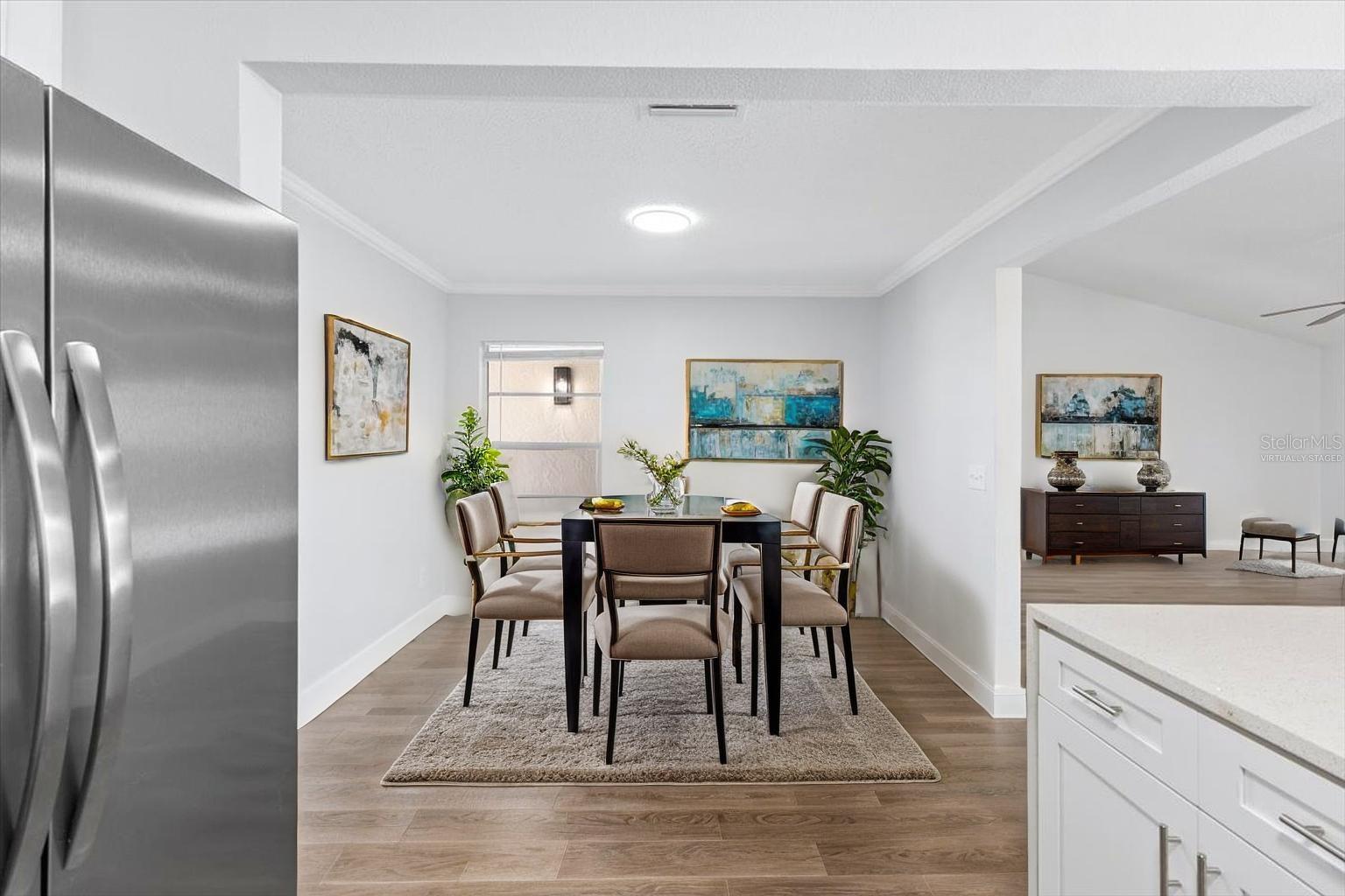 Dining Room-Virtually Staged