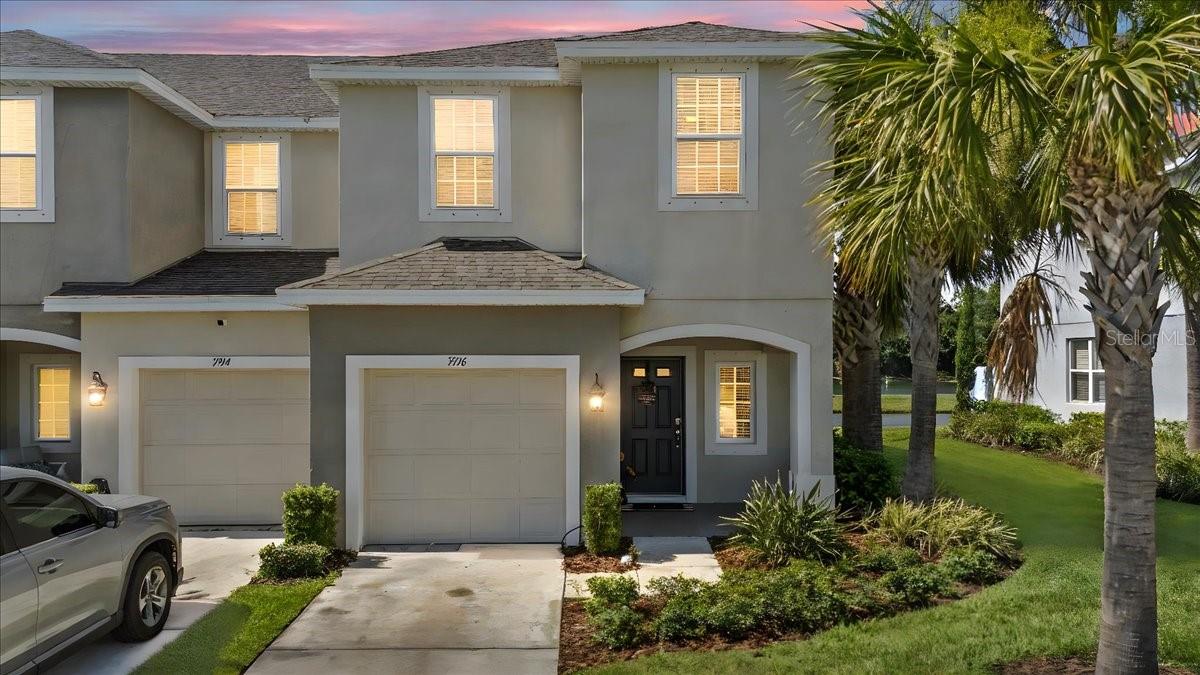 Beautiful End Unit Taylor Morrison townhome with pond view. Centrally located great for first time home buyers or investors