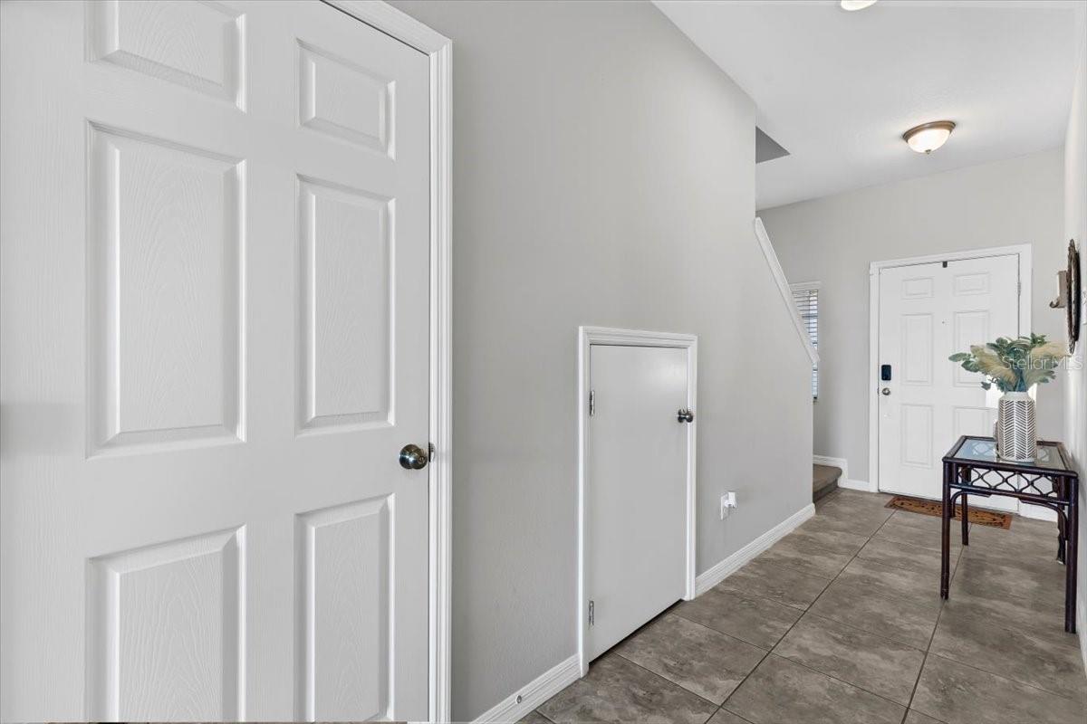 Spacious entry hall creates great flow and functionality for everyday living.