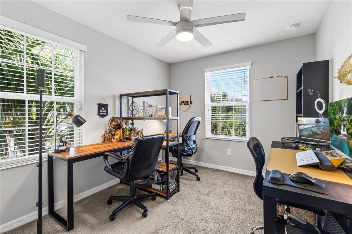 Flexible bonus space perfect for a home office, gym, or hobby room.