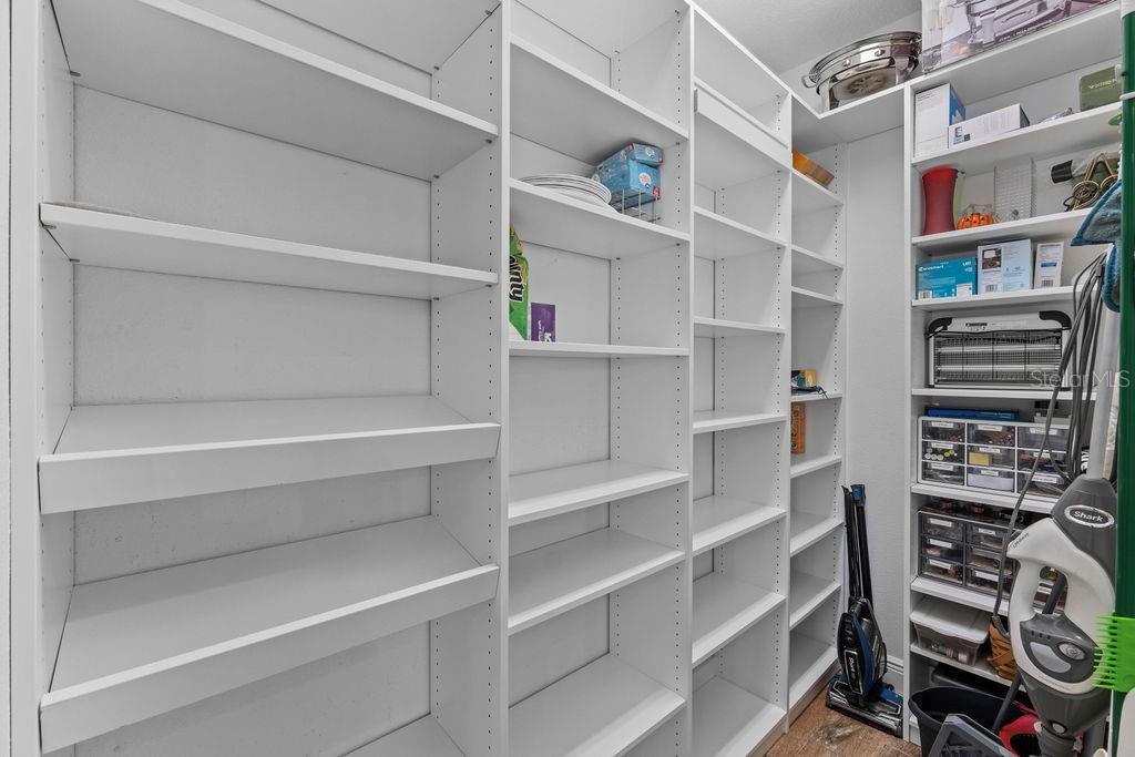 huge pantry in kitchen