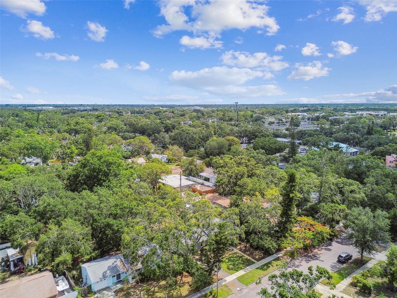 Located in non-flood zone where the streets slant toward the water, so no standing water