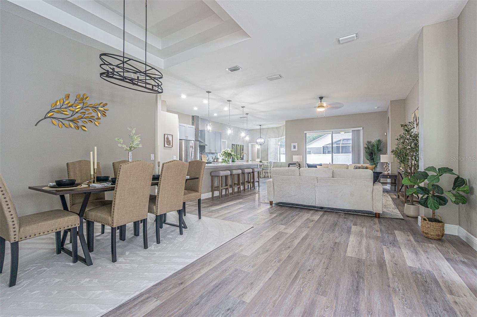 Double Doors open to Open Concept Living--there's space for you to make your own