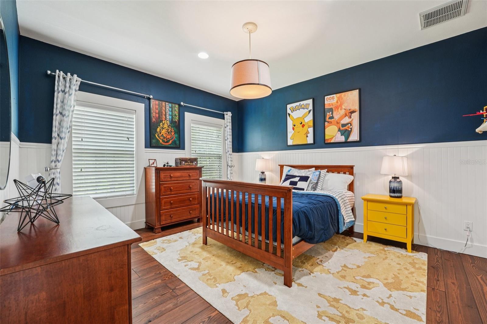 Bedroom 4 with Beadboard and custom paint
