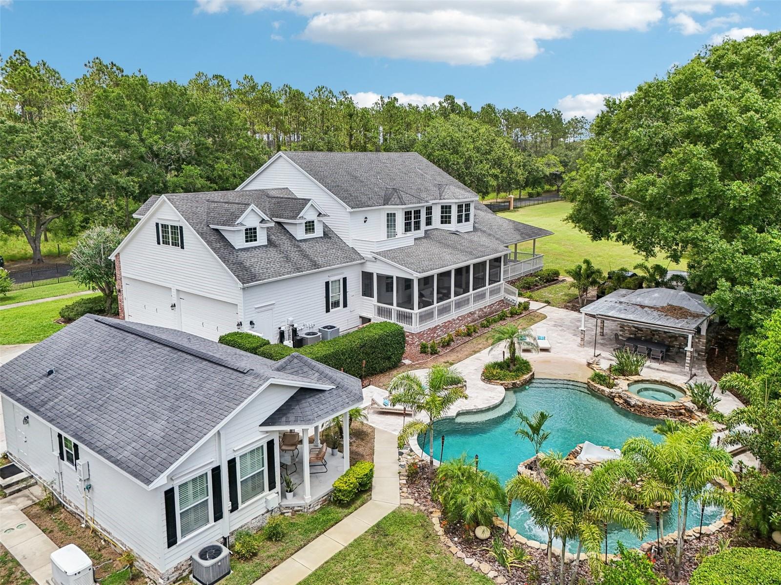 Overview of this one of a kind luxury family compound