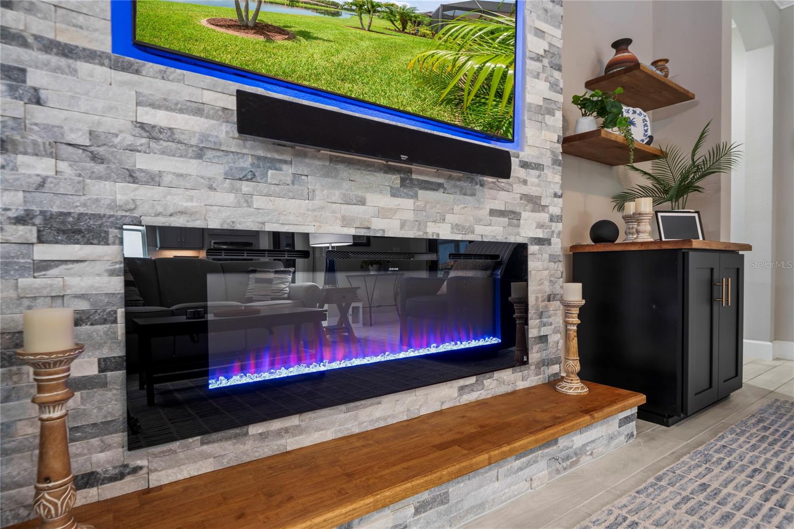 Electric Fireplace and Hearth