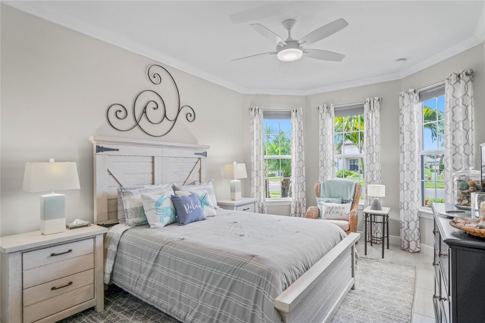 Bedroom 3 with bay windows