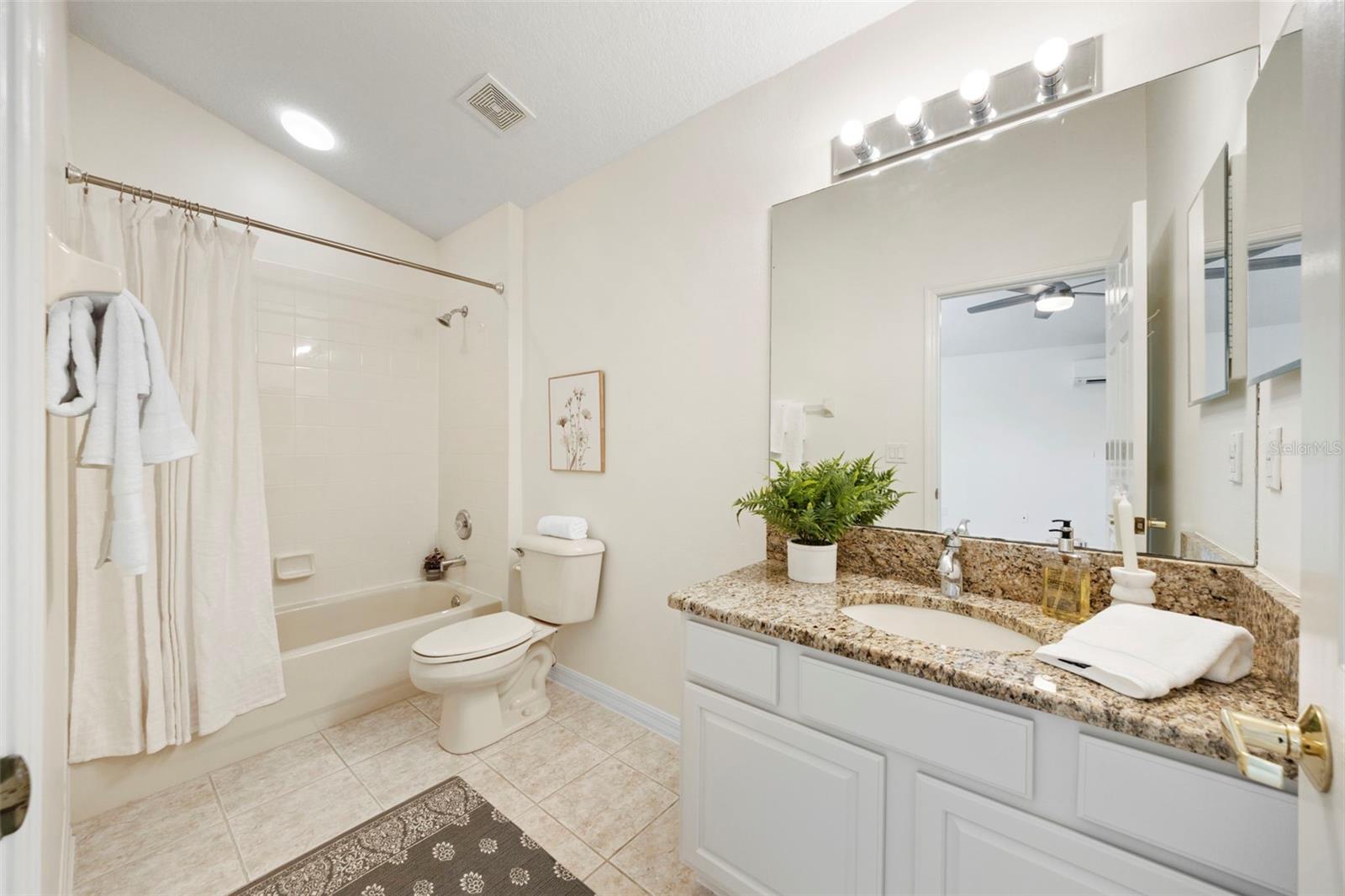 Upstairs master bathroom.