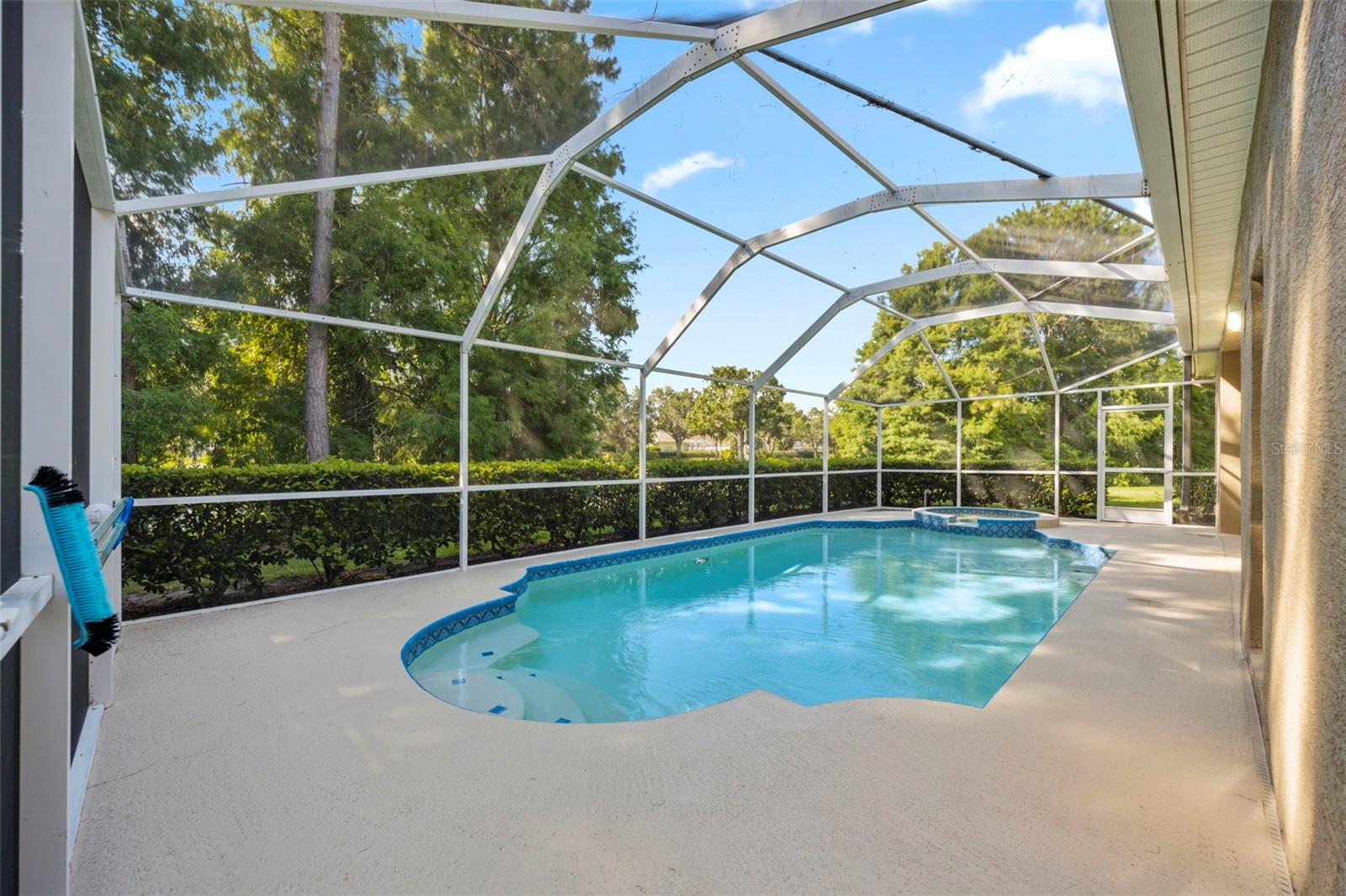 Gorgeous outdoor pool area.