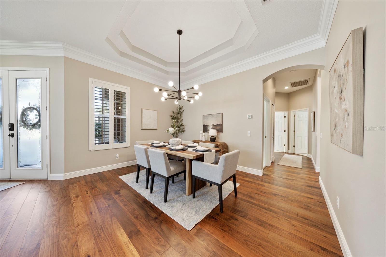 Open dining area.