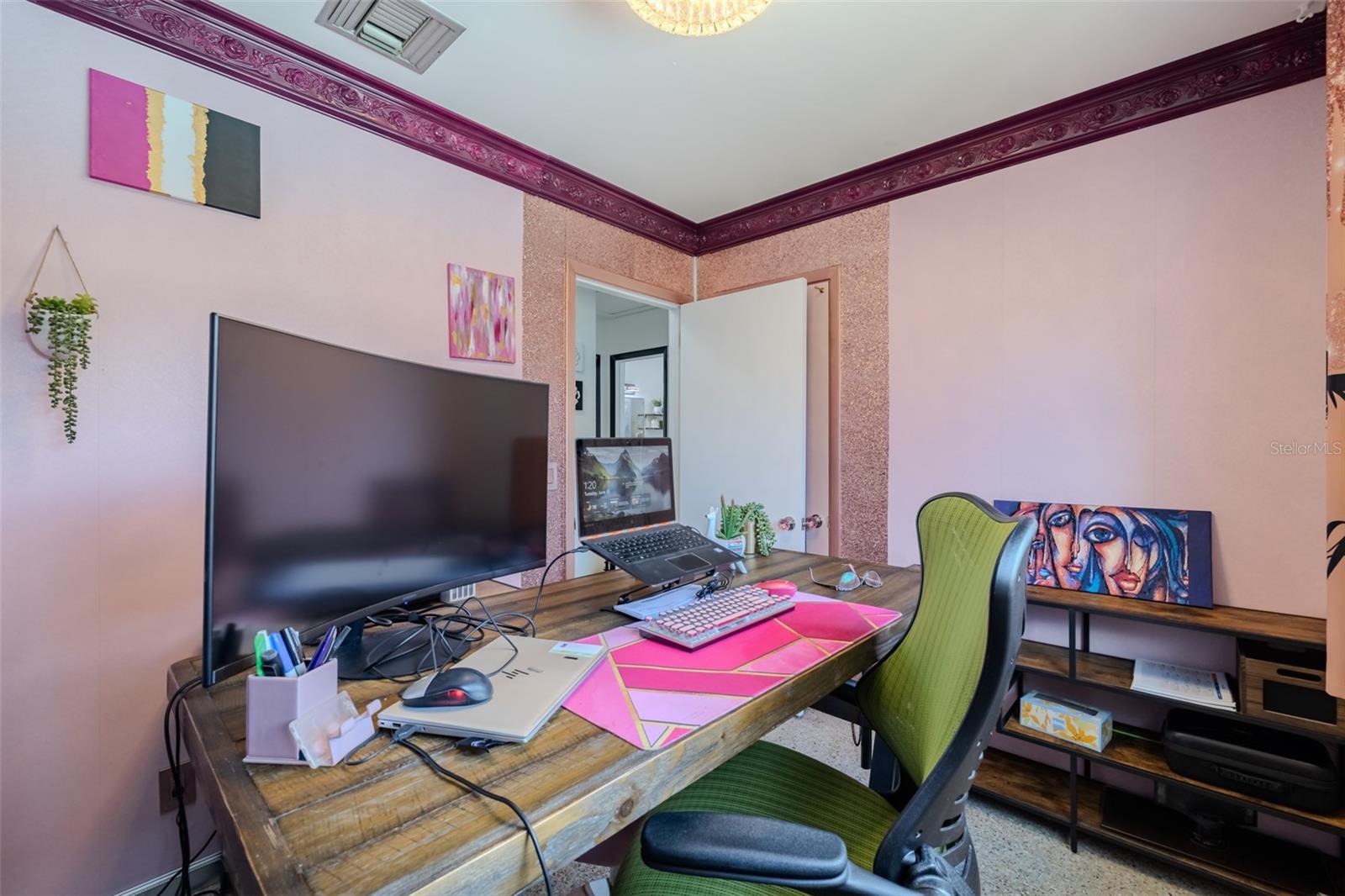 Office/den could be used as third bedroom