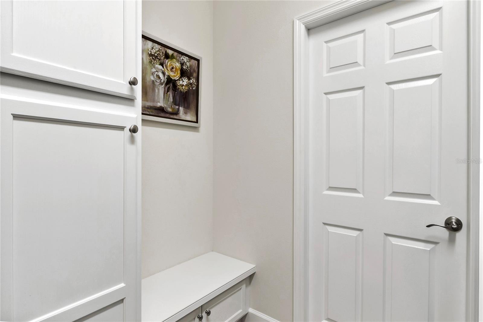 Inside laundry room
