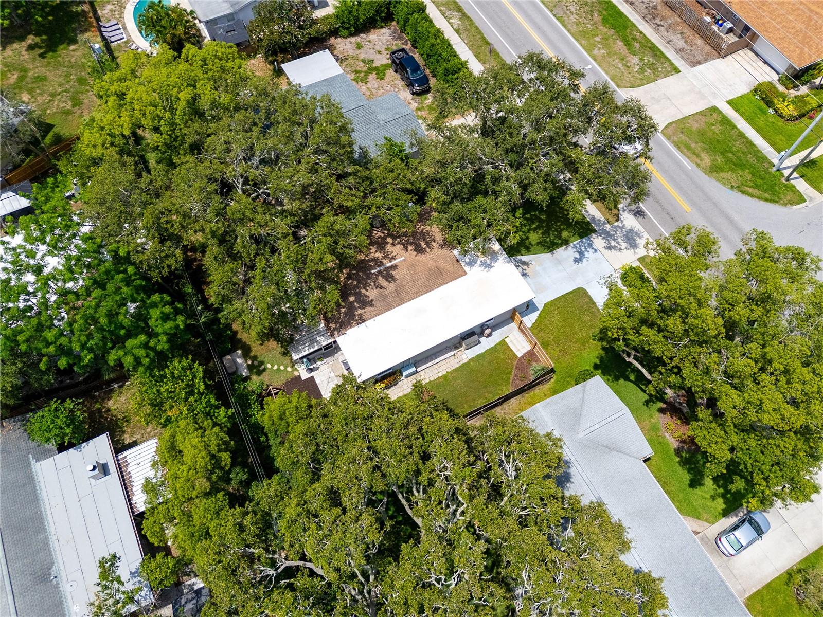 PLenty of space on the North side of the home to park a boat or trailer!