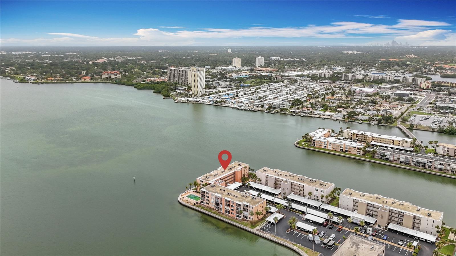 This spectacular condo is a rare find in this 55 plus complex.  This unit did not have any water intrusion during either hurricane last year. and offers 3 nicely sized bedrooms plus this unit is already updated and move-in ready.