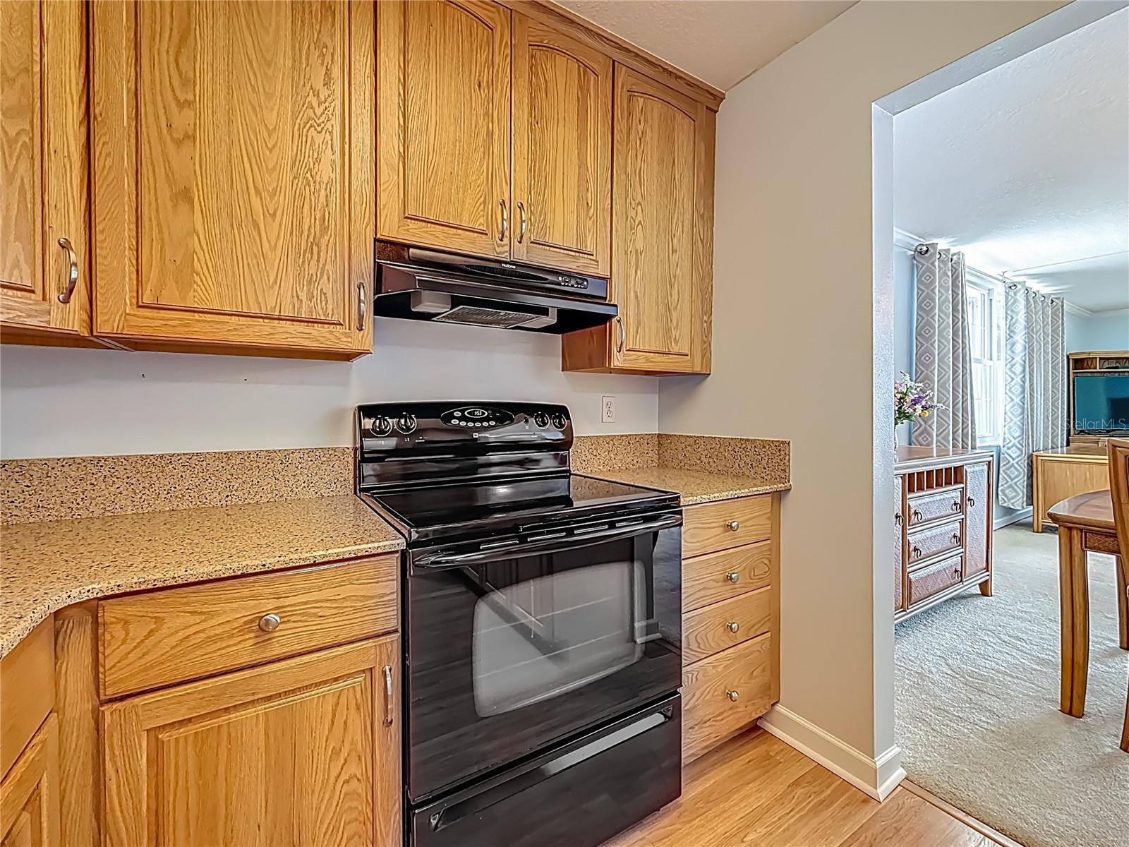 This shows you how convenient it is for serving from your kitchenb into the dining room