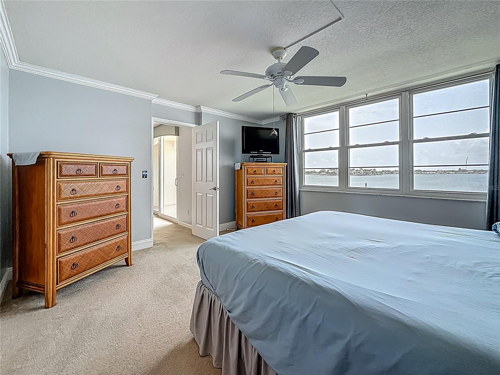 This is the view from your primary bedroom!