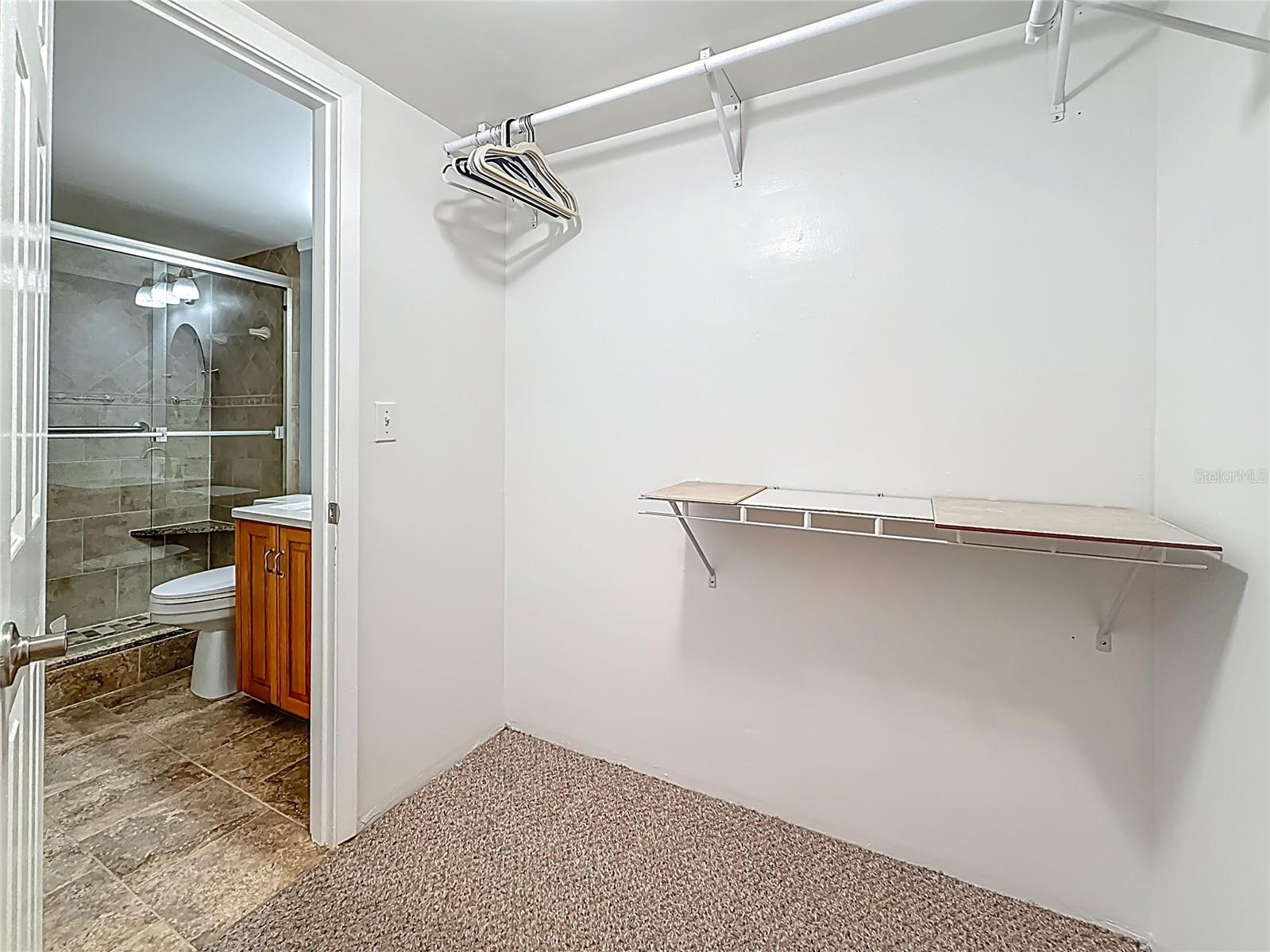 You will have a walk-in closet in your primary bedroom