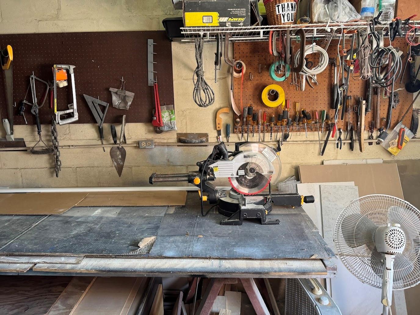 This is the workshop area in the Essex building for all owners in the Essex building to use.  This is unique to this building and a wonderful plus