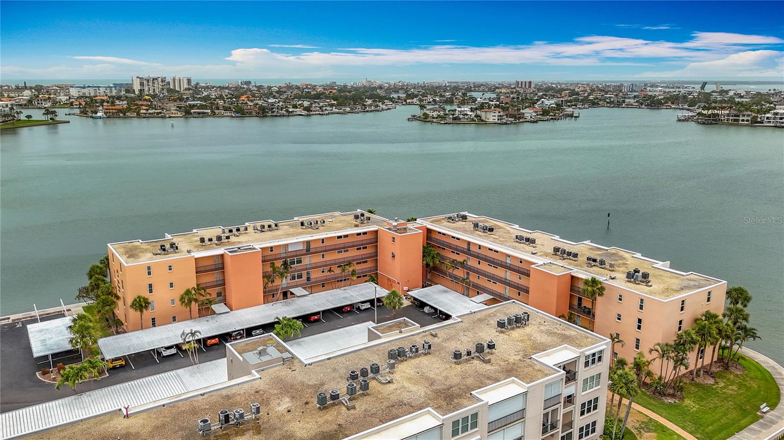 Aerial view of the Essex building