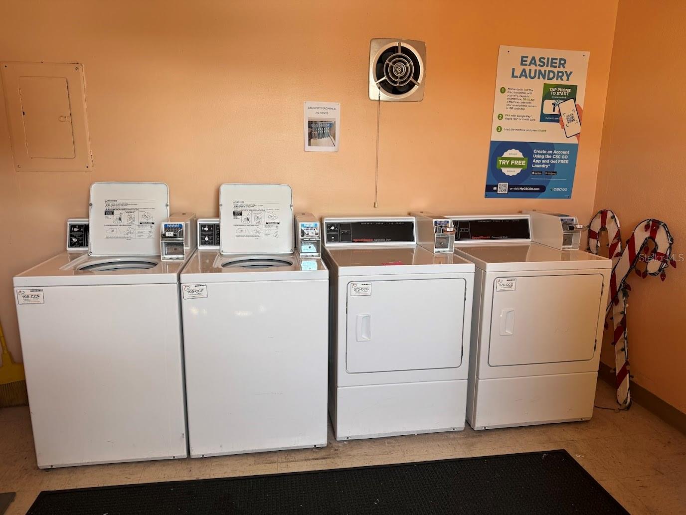 Laundry Room in the Essex building