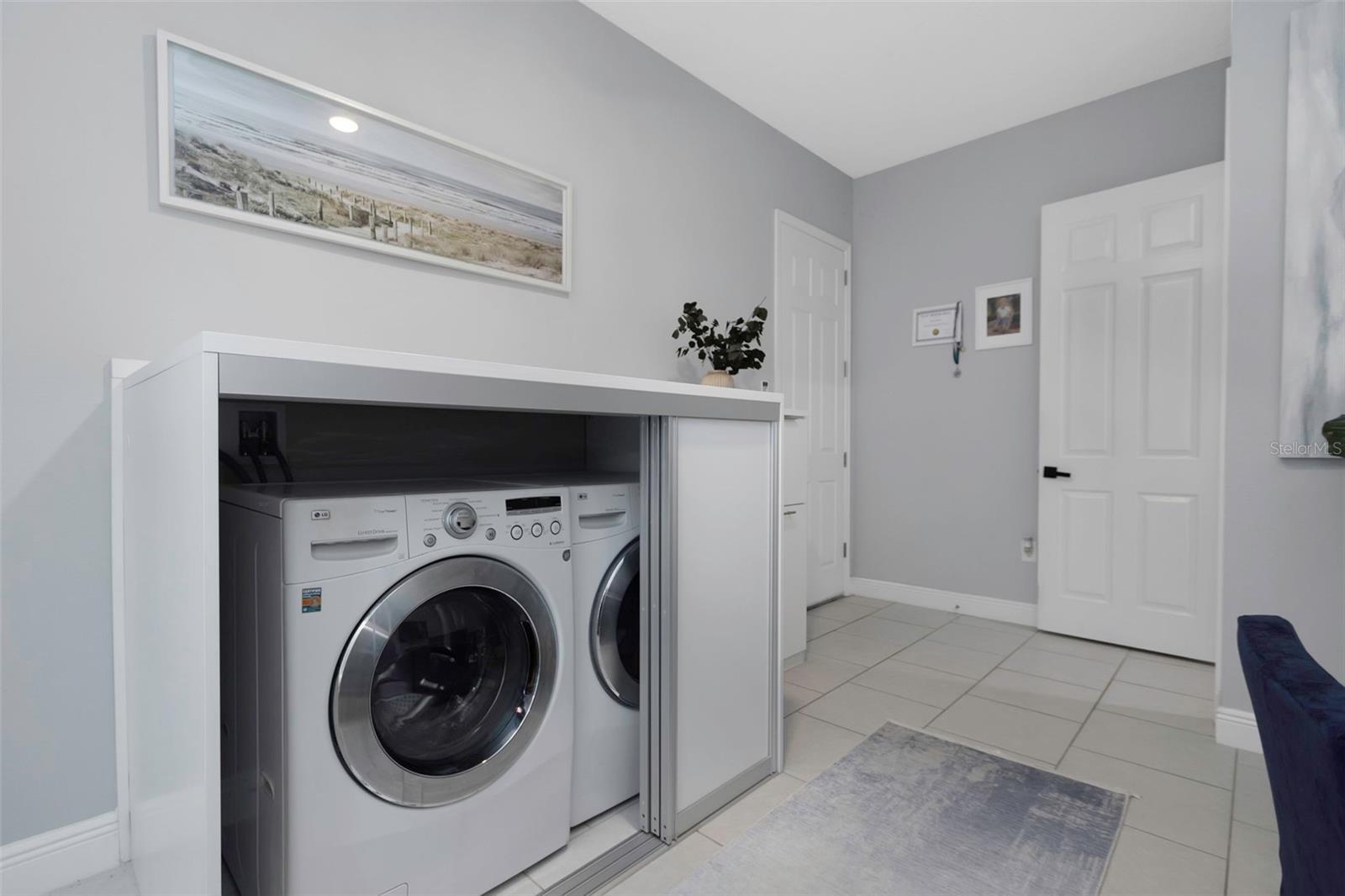 Hidden Washer and Dryer