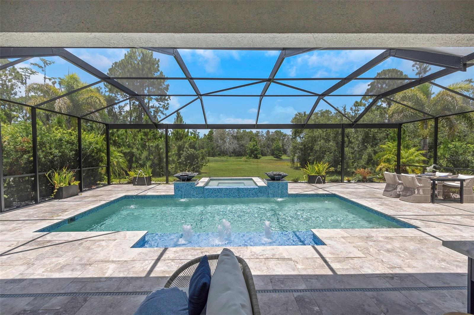 View from inside the home