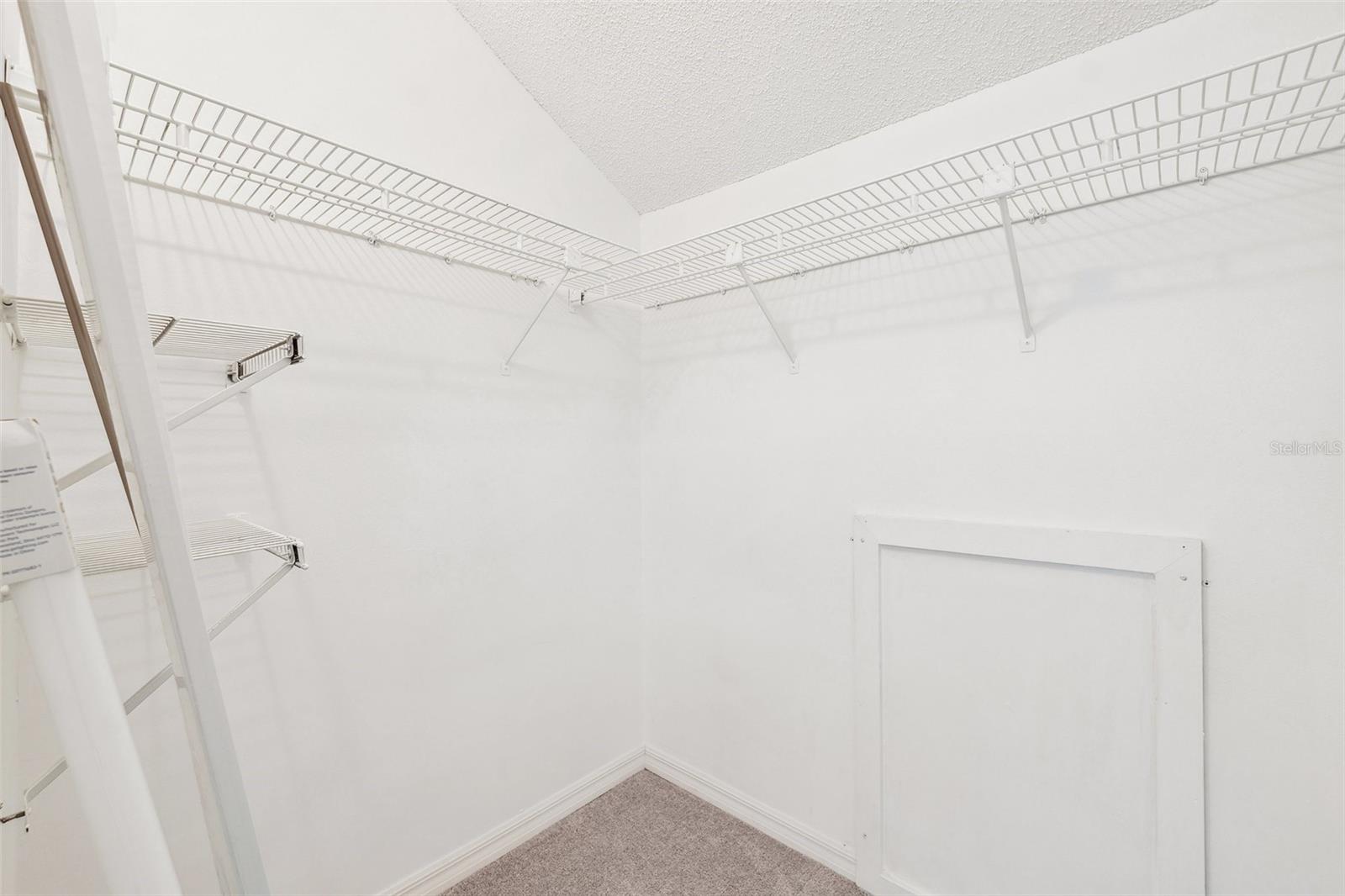 Primary walk-in closet